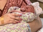 The image shows the baby born on February 22. The image shows the baby born on February 22.