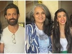 Hrithik Roshan and Saba Azad had lunch together on Sunday.