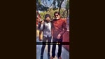Students at Hansraj College were surprised to spot a mimicry artist on campus. Students at Hansraj College were surprised to spot a mimicry artist on campus.