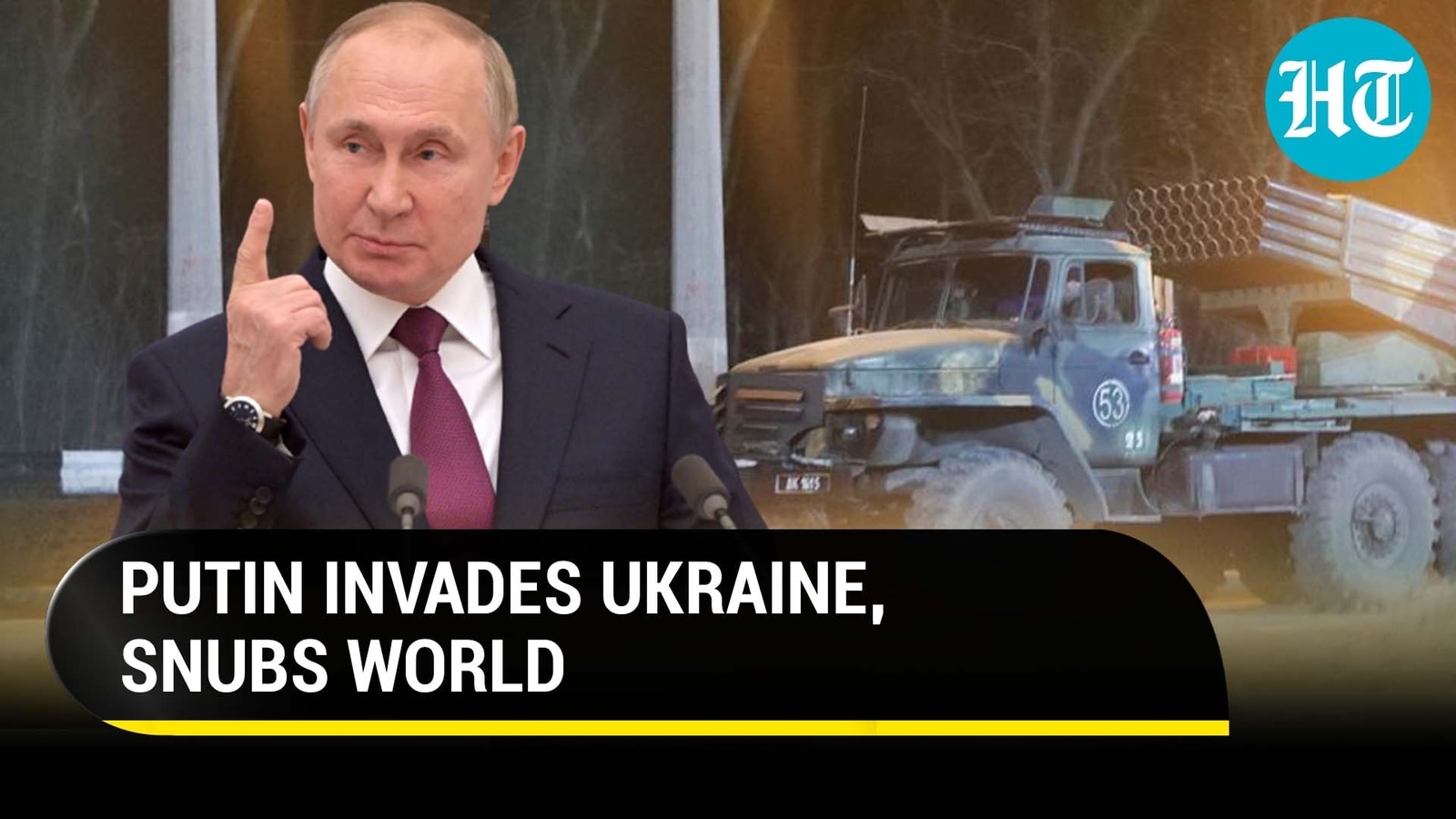 Putin Launches 'full Scale War' On Ukraine; Missile Strikes In Kyiv ...