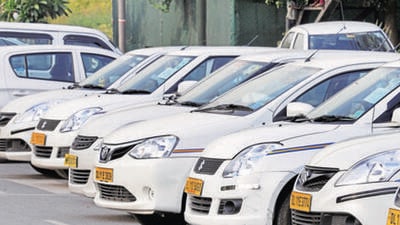 As many as 53 cab drivers were challaned in Chandigarh for not paying UT entry fee during a State Transport Authority drive. (HT File)