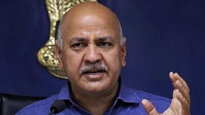 Delhi deputy CM Manish Sisodia addresses the press conference after the cabinet meeting on Thursday. (ANI) Delhi deputy CM Manish Sisodia addresses the press conference after the cabinet meeting on Thursday. (ANI)