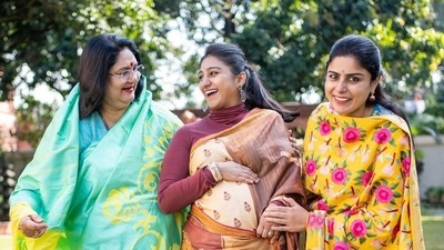 Mohena Kumari Singh announced her pregnancy earlier this month. Mohena Kumari Singh announced her pregnancy earlier this month.