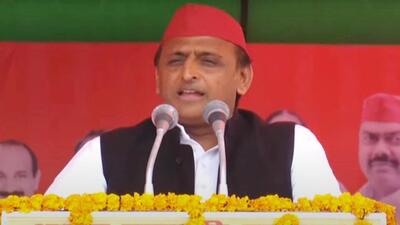 Samajwadi Party (SP) chief Akhilesh Yadav on Thursday claimed that people had already provided his party and its allies with the majority to form the next government in UP by voting in their favour. (HT PHOTO.) Samajwadi Party (SP) chief Akhilesh Yadav on Thursday claimed that people had already provided his party and its allies with the majority to form the next government in UP by voting in their favour. (HT PHOTO.)