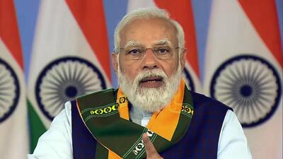 Prime Minister Narendra Modi addresses a webinar on the positive impact of Union Budget 2022 in the agriculture sector, in New Delhi on Thursday. (ANI) Prime Minister Narendra Modi addresses a webinar on the positive impact of Union Budget 2022 in the agriculture sector, in New Delhi on Thursday. (ANI)