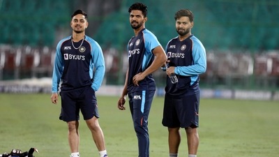 Ruturaj Gaikwad, Rishabh Pant and Ishan Kishan during a practice session (ANI/File Photo) Ruturaj Gaikwad, Rishabh Pant and Ishan Kishan during a practice session (ANI/File Photo)