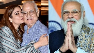Raveena Tandon, who recently lost her father, shared a note of condolence from PM Modi on social media Raveena Tandon, who recently lost her father, shared a note of condolence from PM Modi on social media