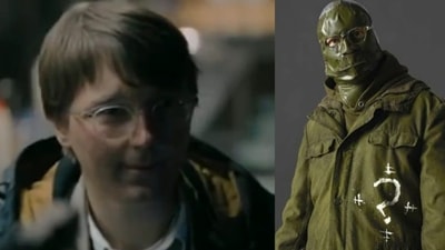 Paul Dano plays The Riddler in The Batman. Paul Dano plays The Riddler in The Batman.