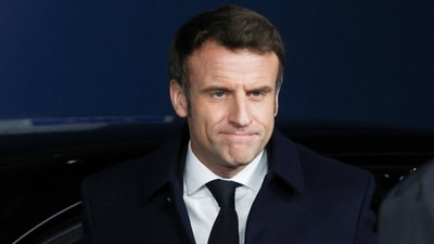 French President Emmanuel Macron. (REUTERS)