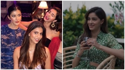 Ananya Panday said that she was with Suhana Khan and Shanaya Kapoor when they watched Gehraiyaan. Ananya Panday said that she was with Suhana Khan and Shanaya Kapoor when they watched Gehraiyaan.