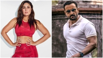 Kareena Kapoor gushes over Saif Ali Khan's Vikram Vedha look. Kareena Kapoor gushes over Saif Ali Khan's Vikram Vedha look.