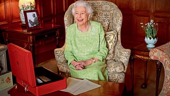 Britain’s Queen Elizabeth, 95, tested covid positive recently.(MINT_PRINT)