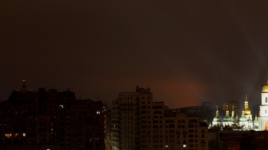 General view of Kyiv after Russian President Vladimir Putin authorized a military operation in eastern Ukraine, February 24, 2022. REUTERS/Umit Bektas(REUTERS)