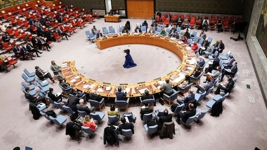 Russia-Ukraine crisis: United Nations Security Council holds an emergency meeting.(Reuters)