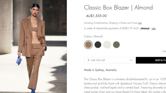 The Classic Box Blazer(studioamelia.co)