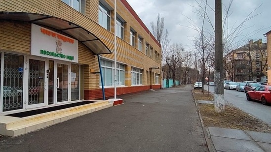 Indian Embassy in Kyiv said they have made arrangements for all Indian students who were waiting since in front of the embassy on Thursday morning.&nbsp;