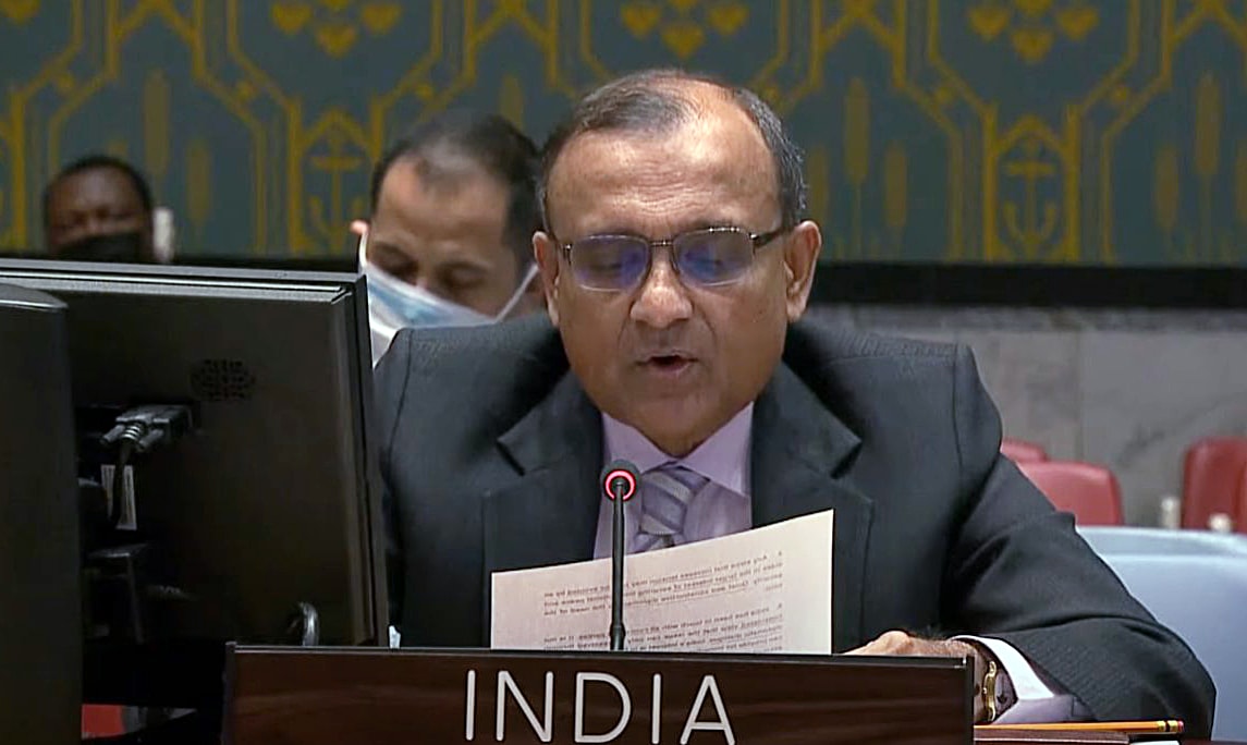Permanent representative and Ambassador of India to United Nations TS Tirumurti. (ANI file photo) Permanent representative and Ambassador of India to United Nations TS Tirumurti. (ANI file photo)