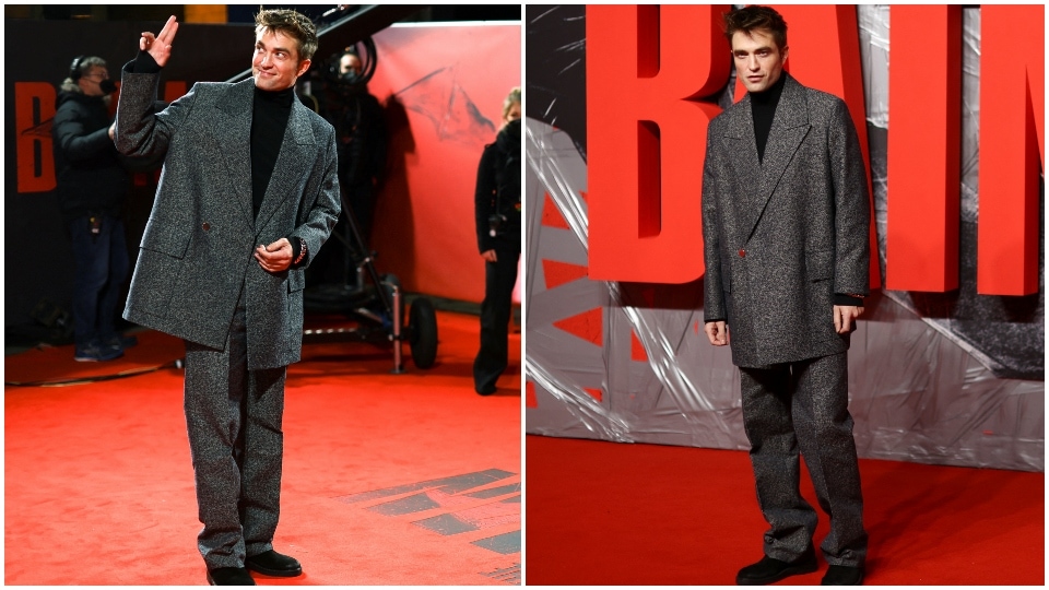 Robert Pattinson at the London premiere of The Batman. (Reuters) Robert Pattinson at the London premiere of The Batman. (Reuters)
