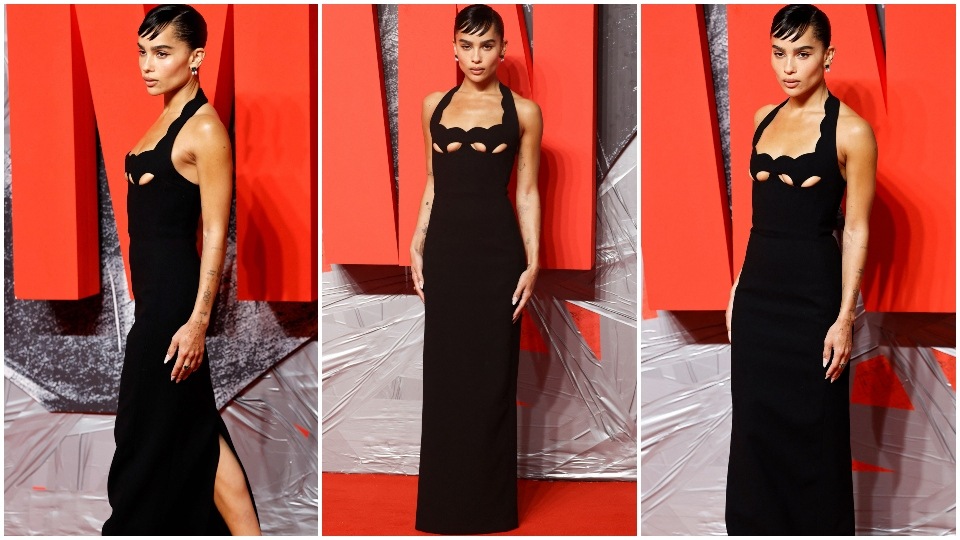 Zoë Kravitz at The Batman premiere. (Reuters, AFP) Zoë Kravitz at The Batman premiere. (Reuters, AFP)