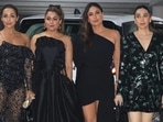 Kareena Kapoor, Malaika Arora, Karisma Kapoor and Amrita Arora rock bold looks for Farhan Akhtar-Shibani Dandekar's bash(HT Photo/Varinder Chawla) Kareena Kapoor, Malaika Arora, Karisma Kapoor and Amrita Arora rock bold looks for Farhan Akhtar-Shibani Dandekar's bash(HT Photo/Varinder Chawla)