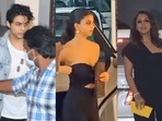 Aryan Khan, Suhana Khan and Gauri Khan at Ritesh Sidhwani's bash. (Varinder Chawla)