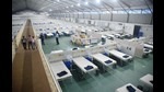 On Thursday, only 739 (3.28 percent) out of the 22,467 hospitals beds, which includes beds in jumbo facilities, were occupied (HVijay Bate/HT Photo) On Thursday, only 739 (3.28 percent) out of the 22,467 hospitals beds, which includes beds in jumbo facilities, were occupied (HVijay Bate/HT Photo)