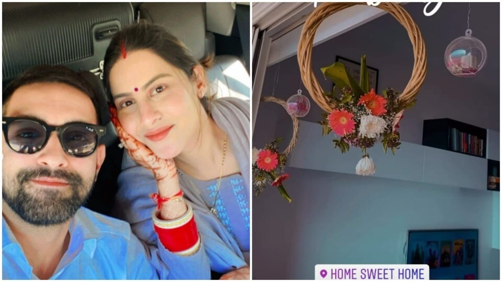 Sheetal shares pics of her homecoming with husband Vikrant and new apartment Bollywood
