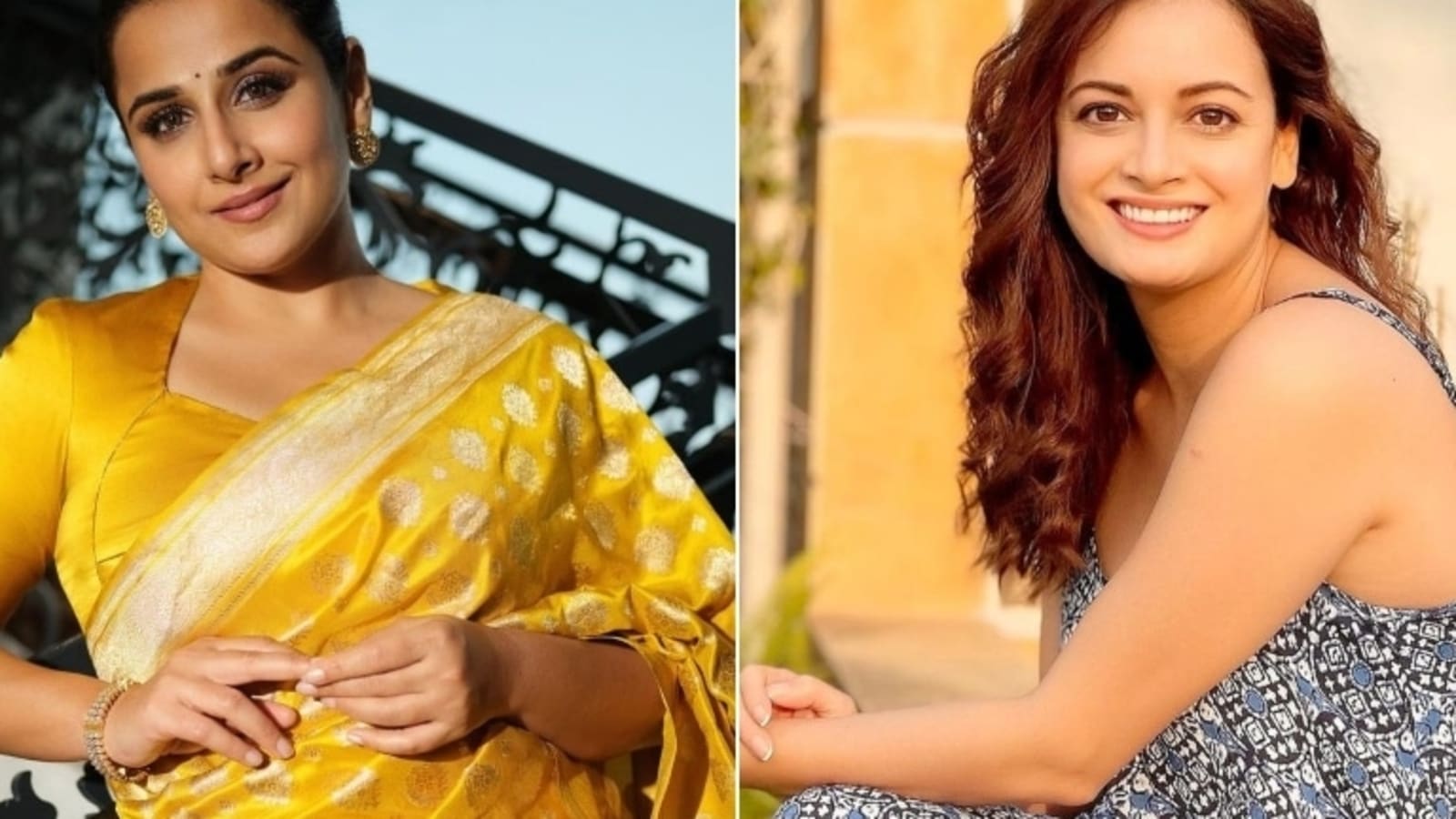1600px x 900px - Vidya Balan shines bright in yellow silk saree worth â‚¹1 lakh: Dia Mirza  reacts | Fashion Trends - Hindustan Times