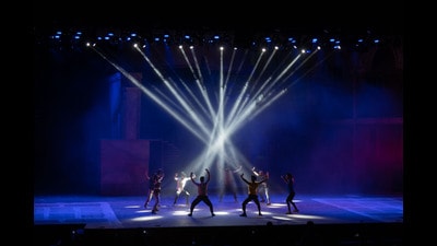 Babasaheb: The Grand Musical has opened for public at JLN Stadium in Delhi. (Photo: Gokul VS/HT) Babasaheb: The Grand Musical has opened for public at JLN Stadium in Delhi. (Photo: Gokul VS/HT)