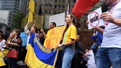 President Vladimir Putin warned other countries that any attempt to interfere in Ukraine would “lead to consequences you have never seen in history" (AFP) President Vladimir Putin warned other countries that any attempt to interfere in Ukraine would “lead to consequences you have never seen in history" (AFP)