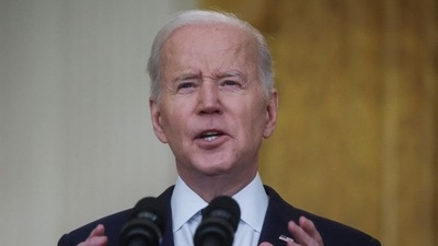 United States President Joe Biden called the move ‘an unprovoked and unjustified attack by Russian military forces.’ (REUTERS)