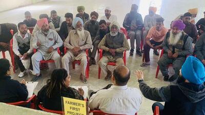 Vet Varsity Site Action Plan Committee meeting held under Farmer FIRST Project in Ludhiana on February 25, 2022. (HT PHOTO) Vet Varsity Site Action Plan Committee meeting held under Farmer FIRST Project in Ludhiana on February 25, 2022. (HT PHOTO)