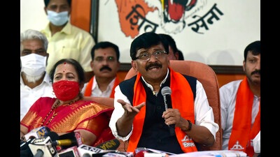 They lodge false cases and fudge evidence, said Sanjay Raut (Anshuman Poyrekar/HT PHOTO) They lodge false cases and fudge evidence, said Sanjay Raut (Anshuman Poyrekar/HT PHOTO)