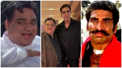 Mukesh Rishi and Harish Patel, who starred together in Gunda, met again recently. Mukesh Rishi and Harish Patel, who starred together in Gunda, met again recently.