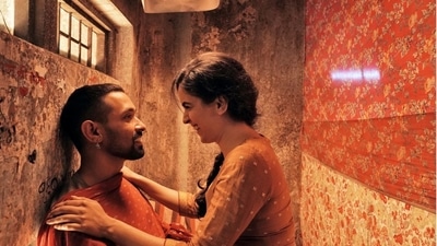 Love Hostel movie review: Vikrant Massey and Sanya Malhotra in a still from the film. Love Hostel movie review: Vikrant Massey and Sanya Malhotra in a still from the film.