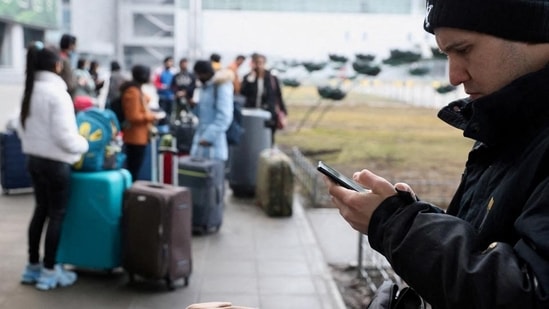Thousands of Indians are waiting to fly back home from Ukraine amid a conflict with Russia. (Reuters File Photo)