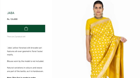 The Jaba Silk Saree(shop.rawmango.com)