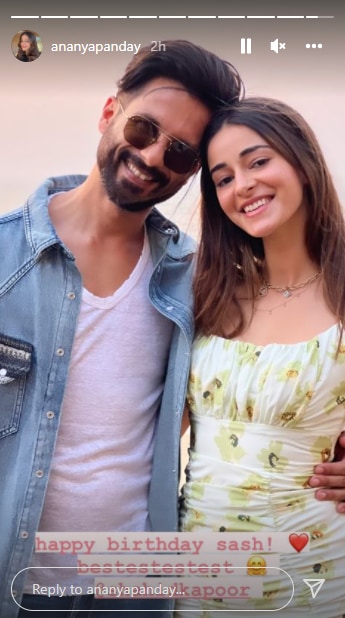 Mira posts loved-up pic with ‘best husband’ Shahid, chills with Ananya ...