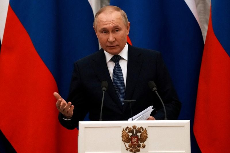 Russian President Vladimir Putin. (REUTERS)