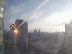 Russian missiles attack an apartment building in Ukraine. Russian missiles attack an apartment building in Ukraine.