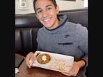 The image shows the 18-year-old who got $1800 form his mom for staying away from social media. The image shows the 18-year-old who got $1800 form his mom for staying away from social media.