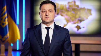 Volodymyr Zelensky has grabbed the attention of the world for his resilience as in the face of the Russian invasion, the Ukraine President said he is not going anywhere. (AP) Volodymyr Zelensky has grabbed the attention of the world for his resilience as in the face of the Russian invasion, the Ukraine President said he is not going anywhere. (AP)