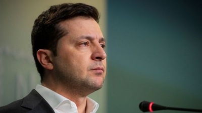 Ukrainian President Volodymyr Zelenskiy (via REUTERS)
