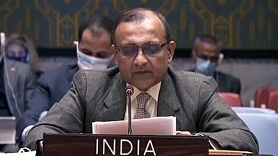 Permanent Representative and Ambassador of India to United Nations TS Tirumurti. (ANI) Permanent Representative and Ambassador of India to United Nations TS Tirumurti. (ANI)