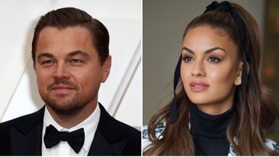 Leonardo DiCaprio and Natasha Poonawalla were spotted chatting at a London restaurant. Leonardo DiCaprio and Natasha Poonawalla were spotted chatting at a London restaurant.