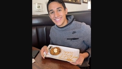 The image shows the 18-year-old who got $1800 form his mom for staying away from social media. (Facebook/@Lorna Goldstrand Klefsaas) The image shows the 18-year-old who got $1800 form his mom for staying away from social media. (Facebook/@Lorna Goldstrand Klefsaas)