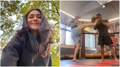Mrunal Thakur shared a video on Instagram. Mrunal Thakur shared a video on Instagram.