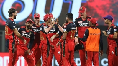 RCB players during IPL 2021. (IPL) RCB players during IPL 2021. (IPL)