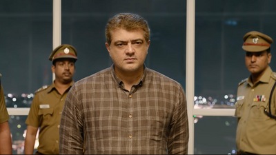 Ajith Kumar in Valimai. Ajith Kumar in Valimai.