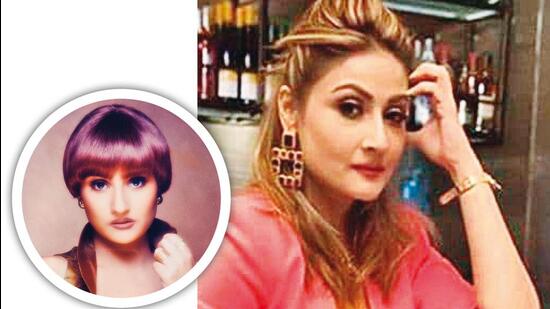 Urvashi Dholakia at 22 (top) and at 42 (above)